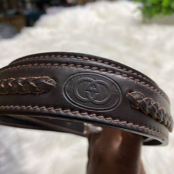 Vintage Gucci leather Belt